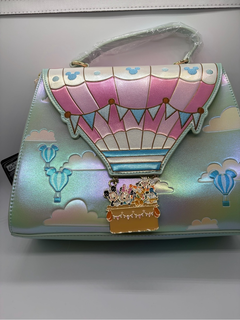 Loungefly Metallic Hot Air Balloon Satchel with Crossbody Strap
Mickey $ Friends